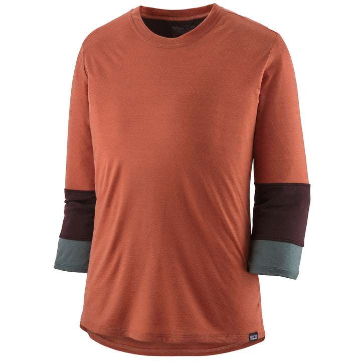 Patagonia Merino 3/4 Sleeve Jersey - Women's Burl Red