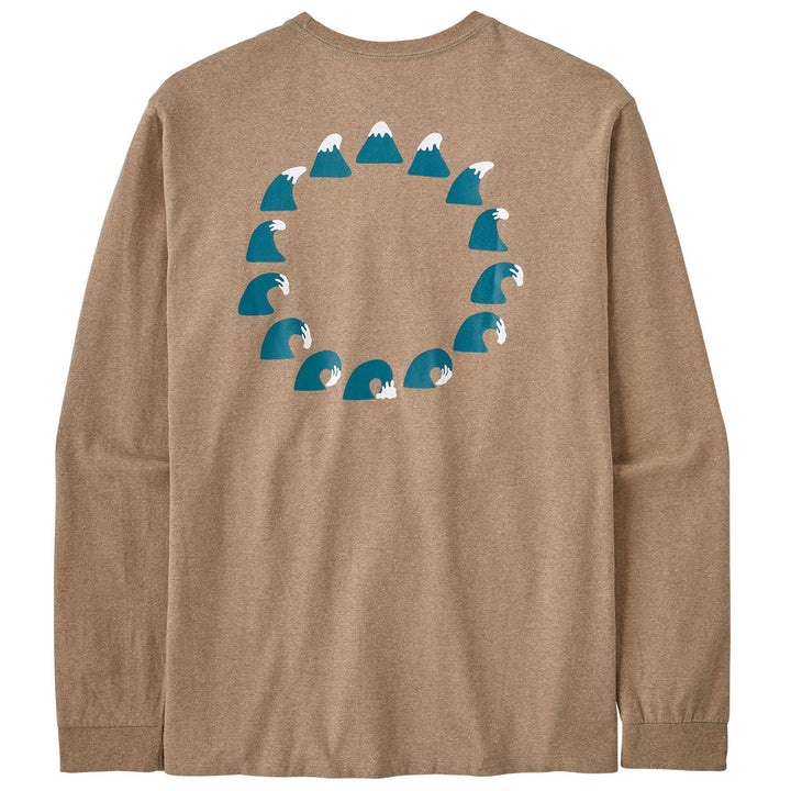 Patagonia Long-Sleeve Chasing Peaks Responsibili T-Shirt - Men's Grayling Brown