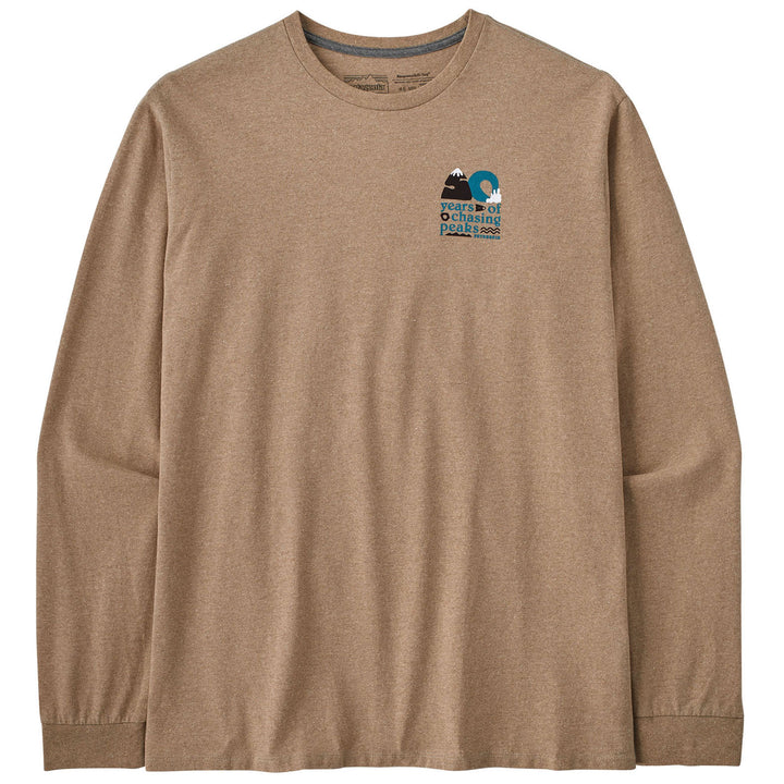 Patagonia Long-Sleeve Chasing Peaks Responsibili T-Shirt - Men's Grayling Brown