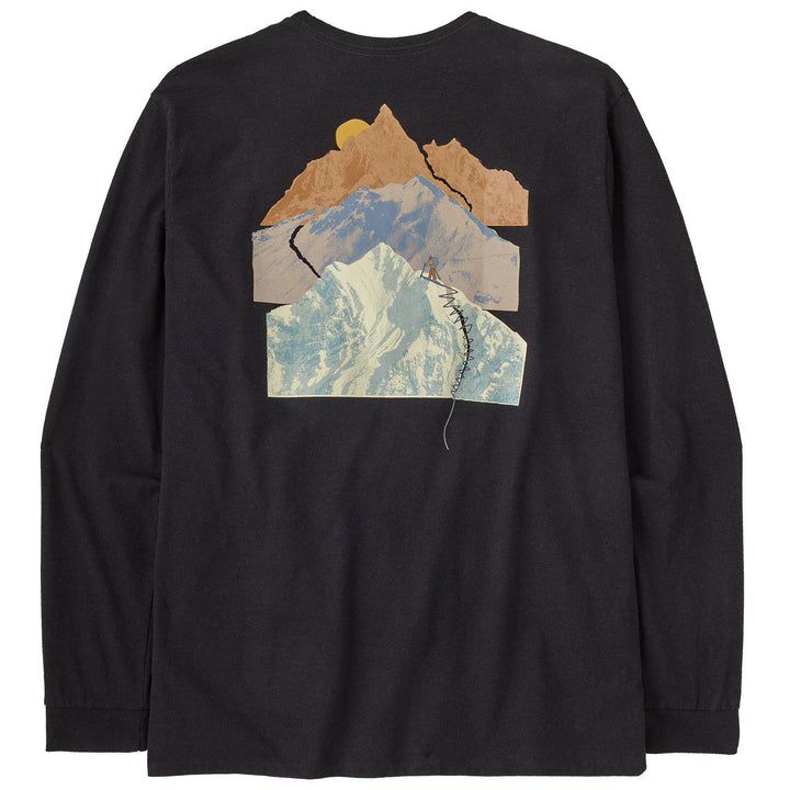 Patagonia Long-Sleeve Snowstitcher Pocket Responsibili T-Shirt - Men's Ink Black
