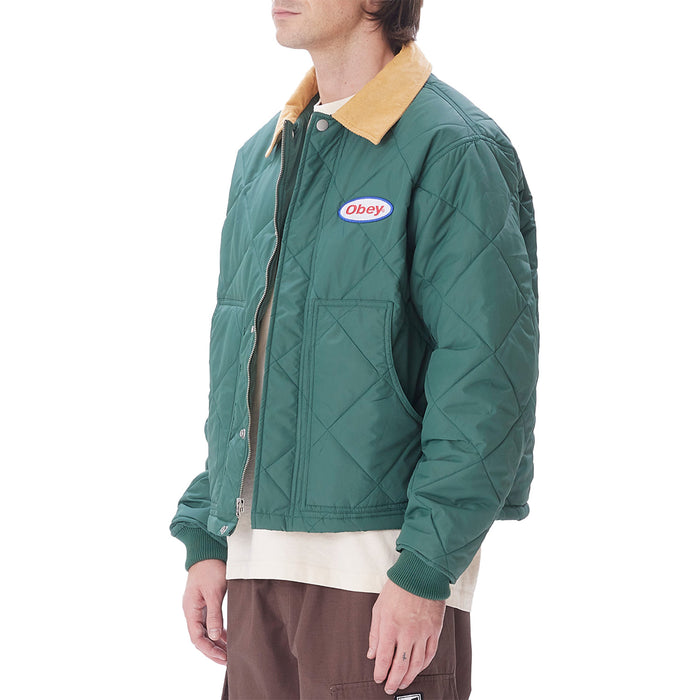 Obey Clothing Chisel Jacket - Men's Dark Cedar Multi