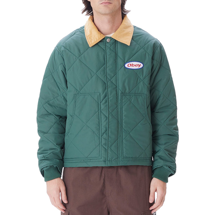 Obey Clothing Chisel Jacket - Men's Dark Cedar Multi