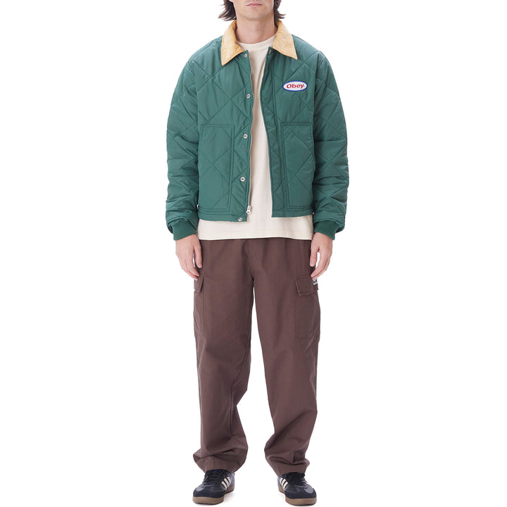 Obey Clothing Chisel Jacket - Men's Dark Cedar Multi