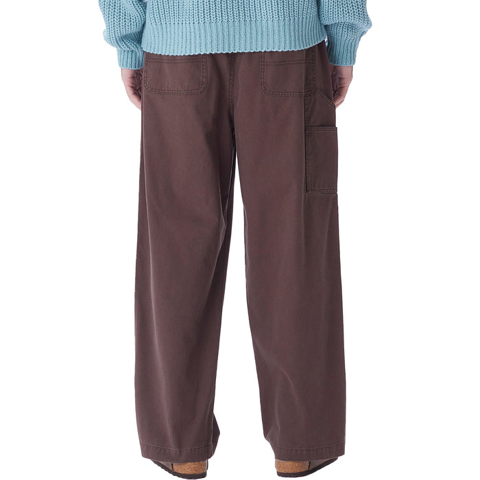 Obey Clothing Big Easy Canvas Pants - Unisex Dark Brown