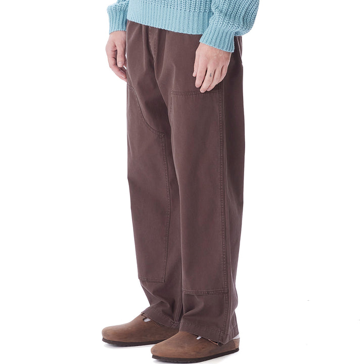Obey Clothing Big Easy Canvas Pants - Unisex Dark Brown