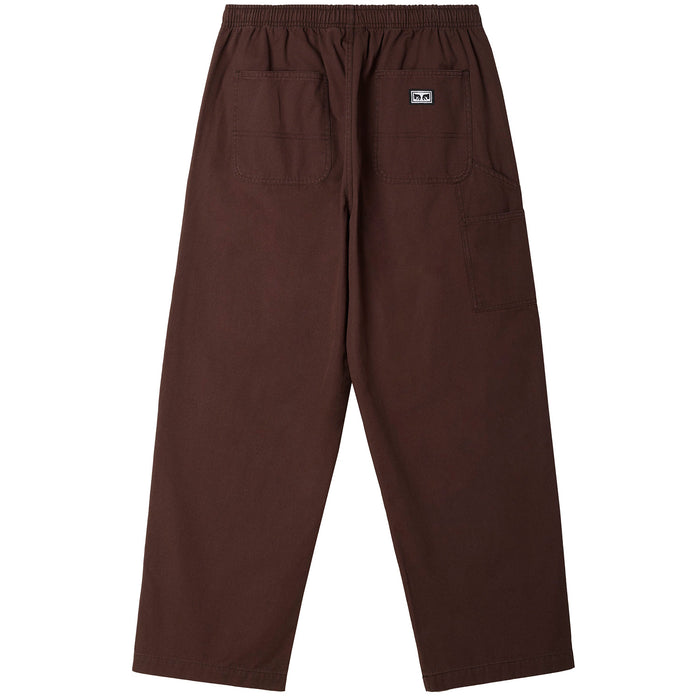 Obey Clothing Big Easy Canvas Pants - Unisex Dark Brown