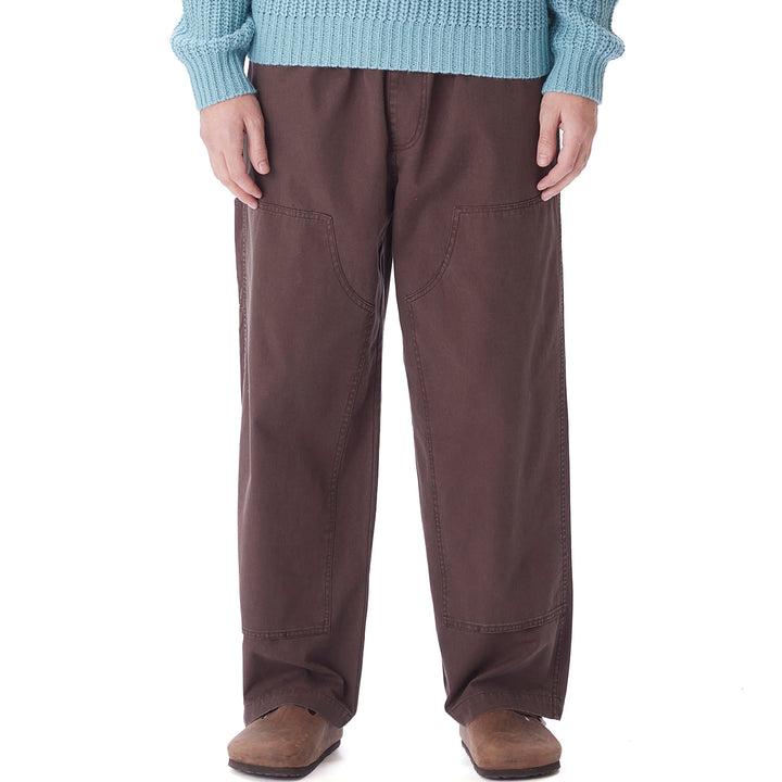 Obey Clothing Big Easy Canvas Pants - Unisex Dark Brown