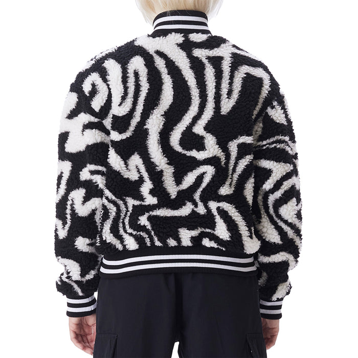 Obey Clothing Mazy Varsity Jacket - Women's Black Multi