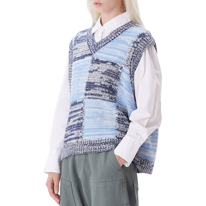 Obey Clothing Mira Sweater Vest - Women's Academy Navy Multi