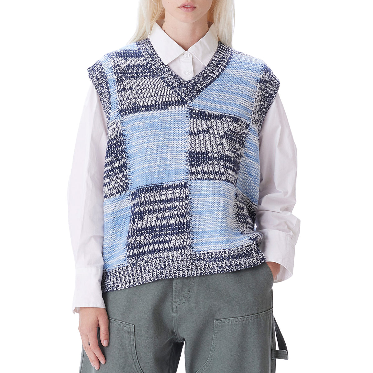 Obey Clothing Mira Sweater Vest - Women's Academy Navy Multi