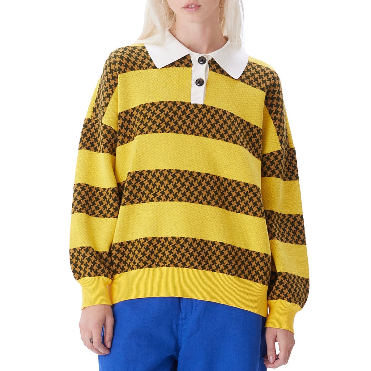 Obey Clothing Charlie Sweater - Women's Banana Cream Multi