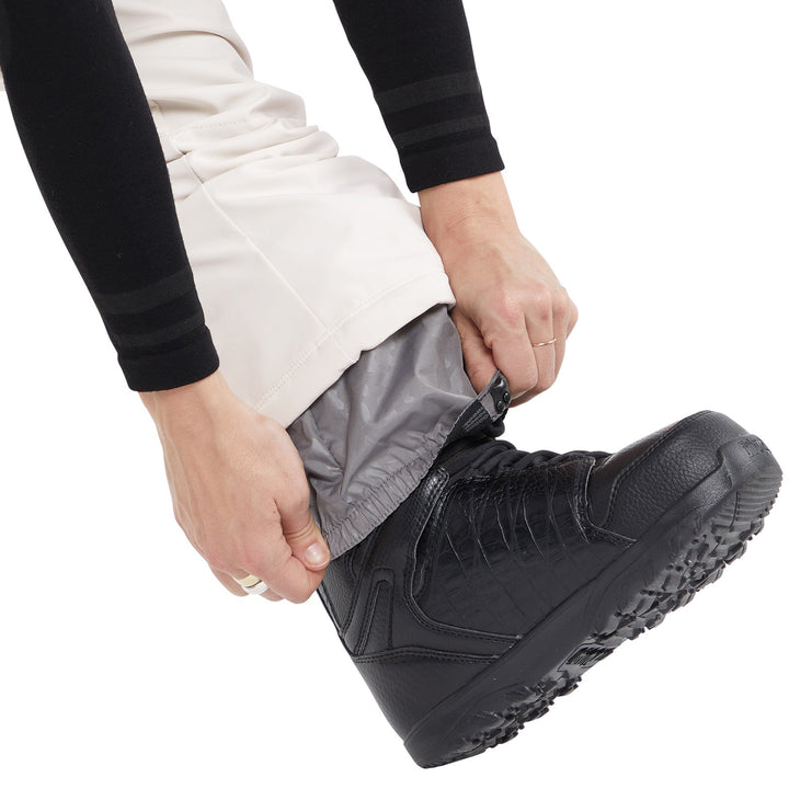 Volcom Battle Stretch High Rise Pants - Women's Moonbeam