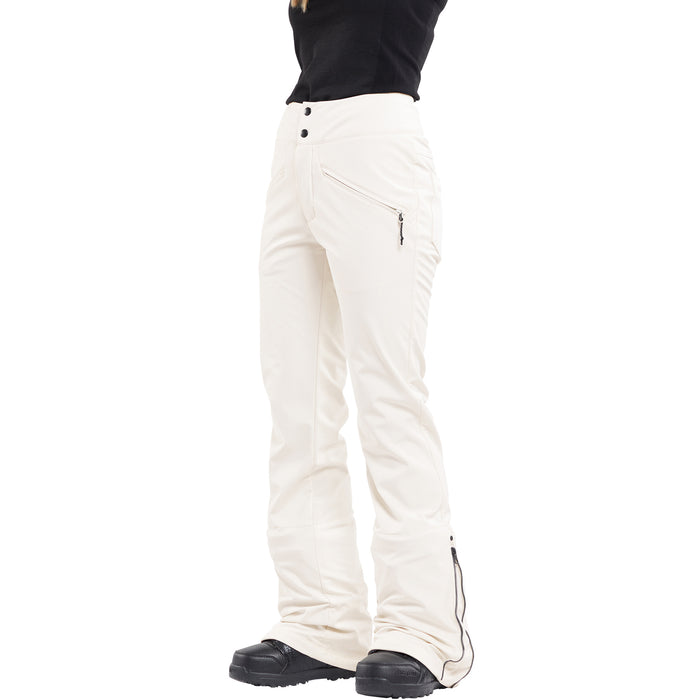 Volcom Battle Stretch High Rise Pants - Women's Moonbeam