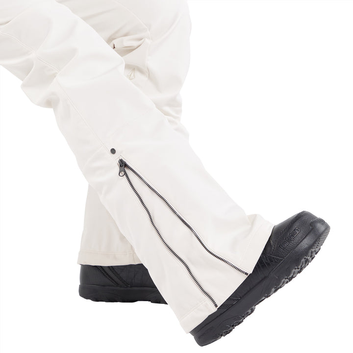 Volcom Battle Stretch High Rise Pants - Women's Moonbeam
