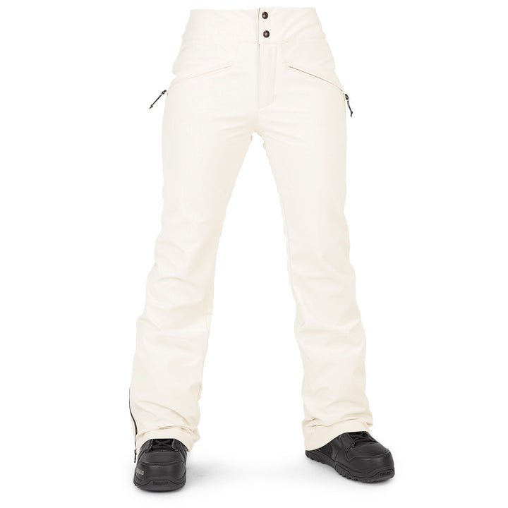 Volcom Battle Stretch High Rise Pants - Women's Moonbeam