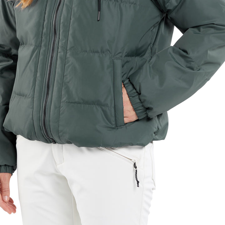 Volcom Ithan Puff Jacket - Women's Eucalyptus