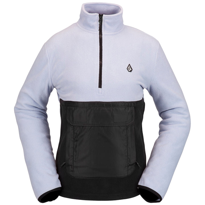 Volcom Polar 1/2 Zip Fleece - Women's Lilac Ash