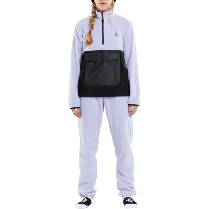 Volcom Polar 1/2 Zip Fleece - Women's Lilac Ash