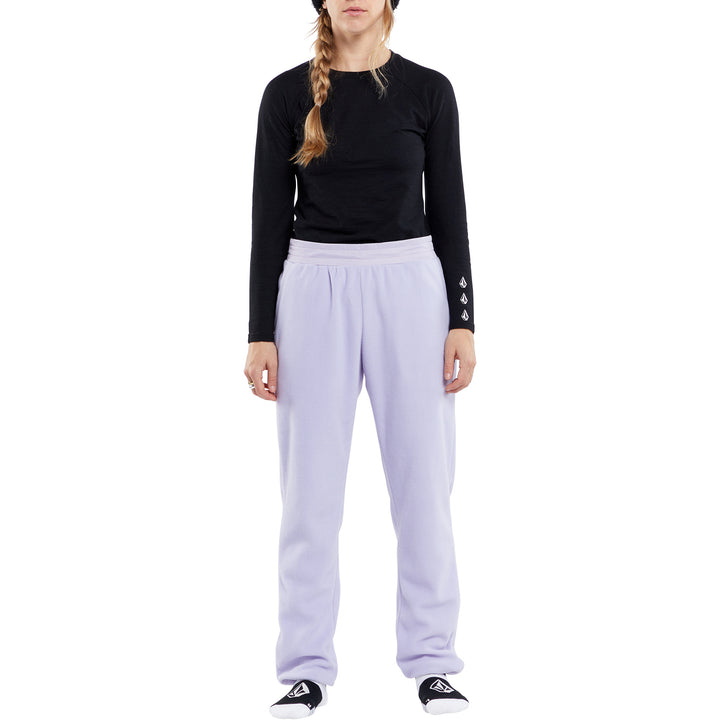 Volcom Polar Fleece Pants - Women's Lilac Ash