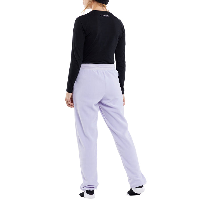Volcom Polar Fleece Pants - Women's Lilac Ash