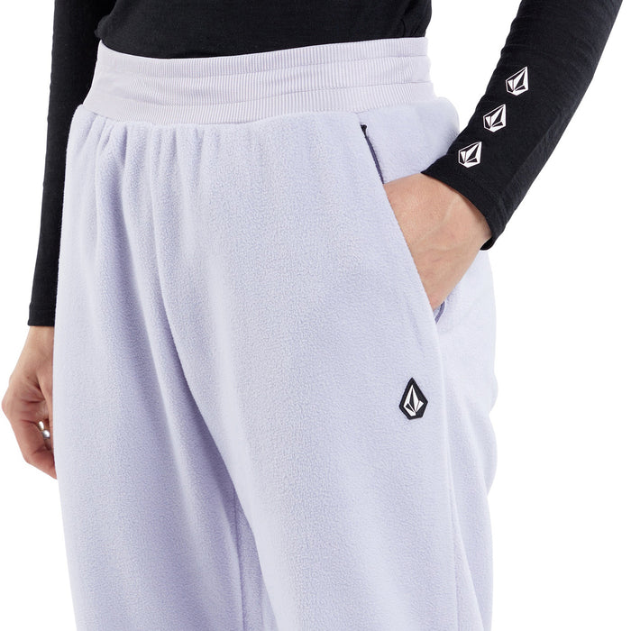 Volcom Polar Fleece Pants - Women's Lilac Ash
