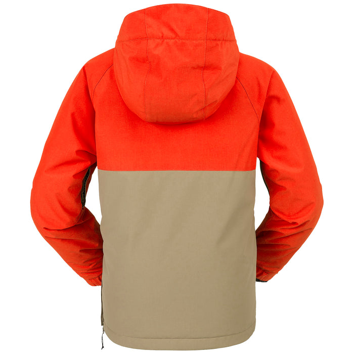 Volcom Sluff Insulated Pullover Jacket - Boys' Orange Shock