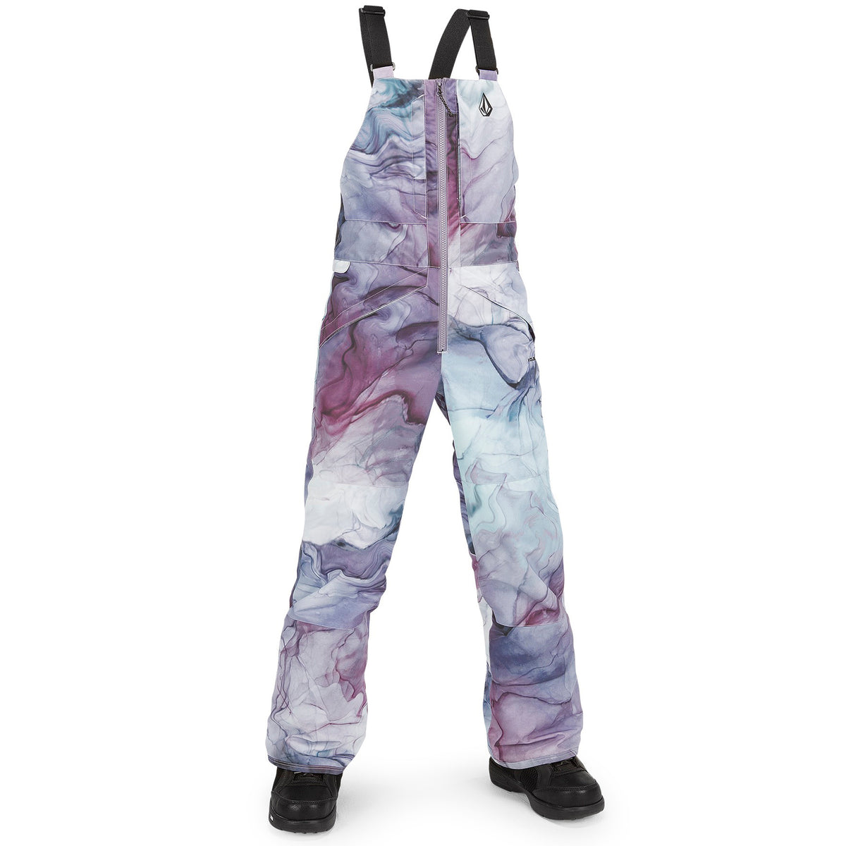 Volcom Barkley Insulated Bibs - Kids' Glacier Ink