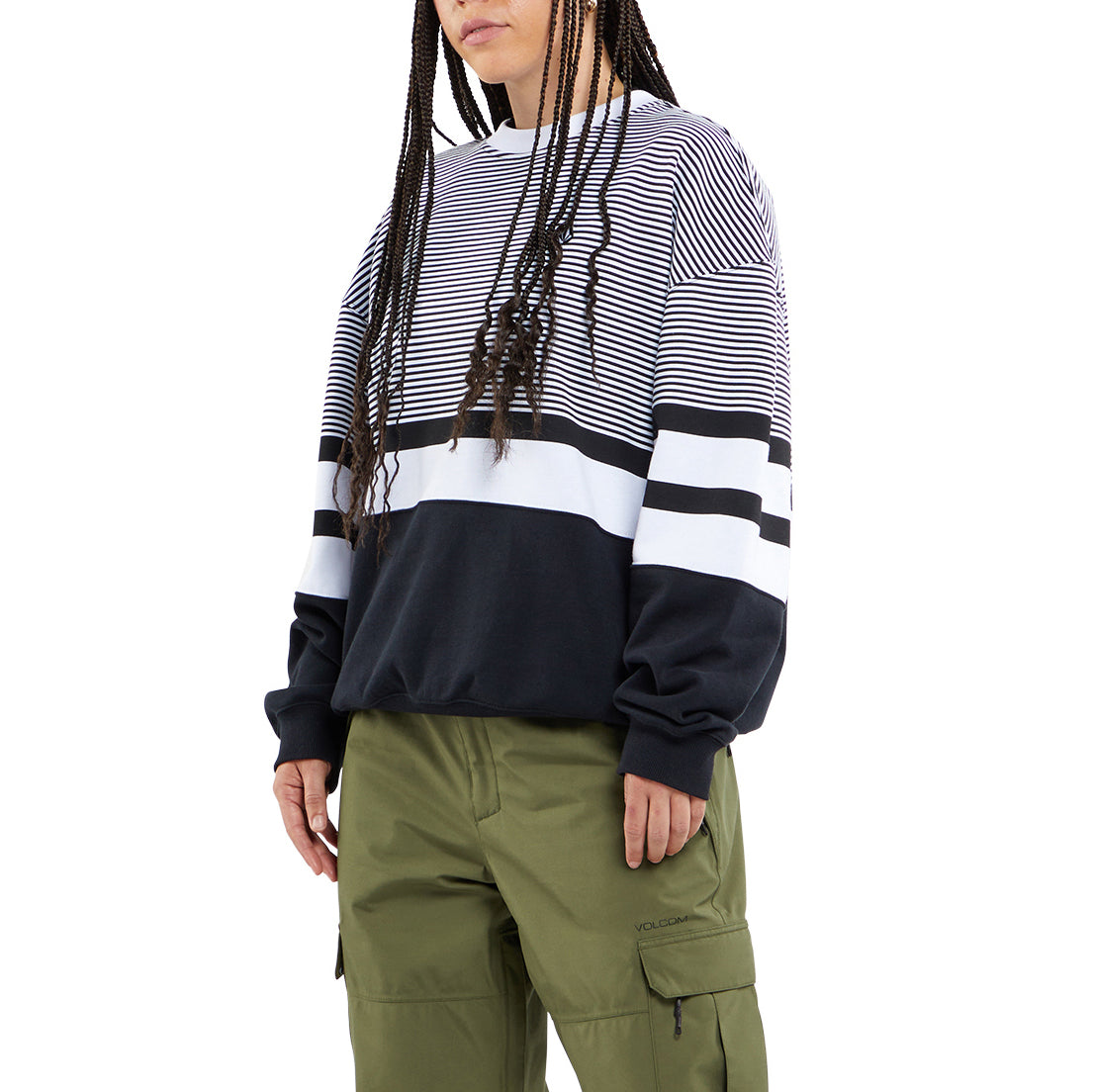 Volcom Des Crewneck Fleece - Women's Black