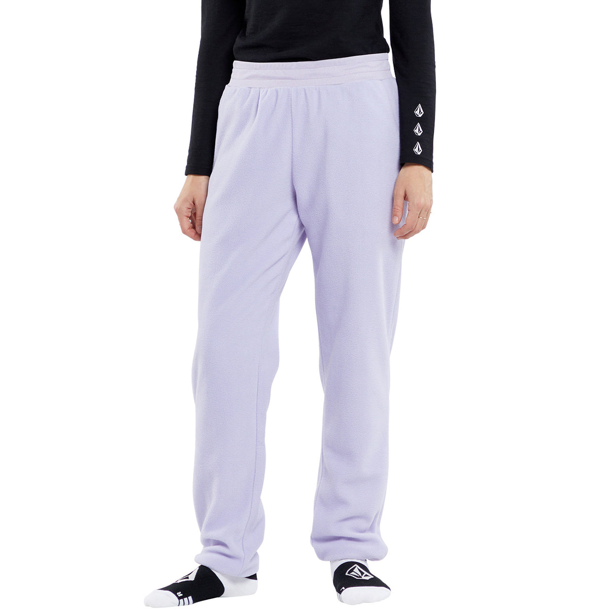 Volcom Polar Fleece Pants - Women's Lilac Ash