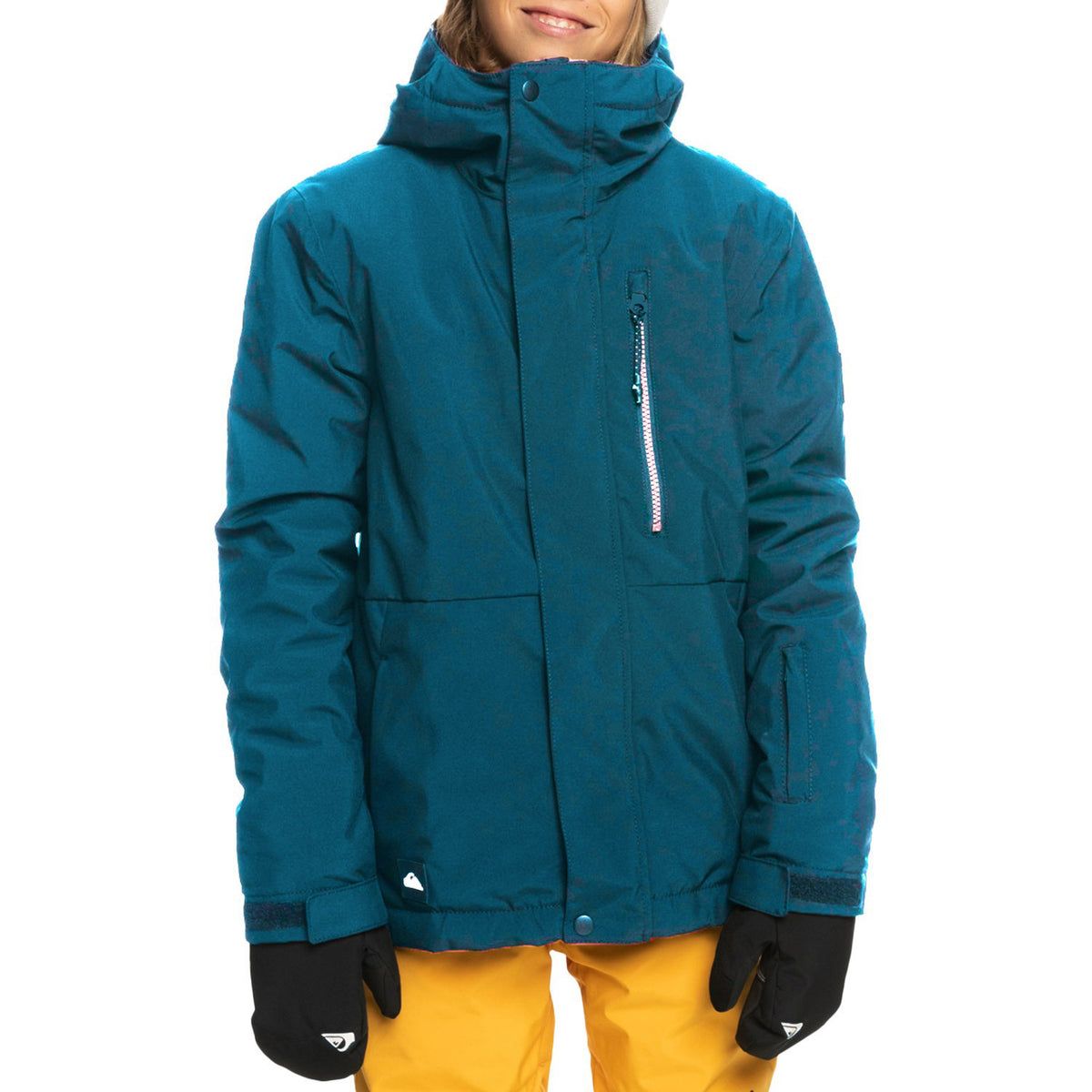 Quiksilver Mission Solid Jacket - Boys' Majolica Blue