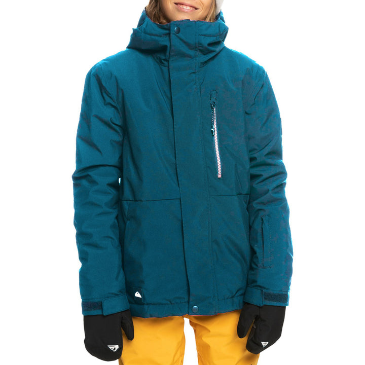Quiksilver Mission Solid Jacket - Boys' Majolica Blue