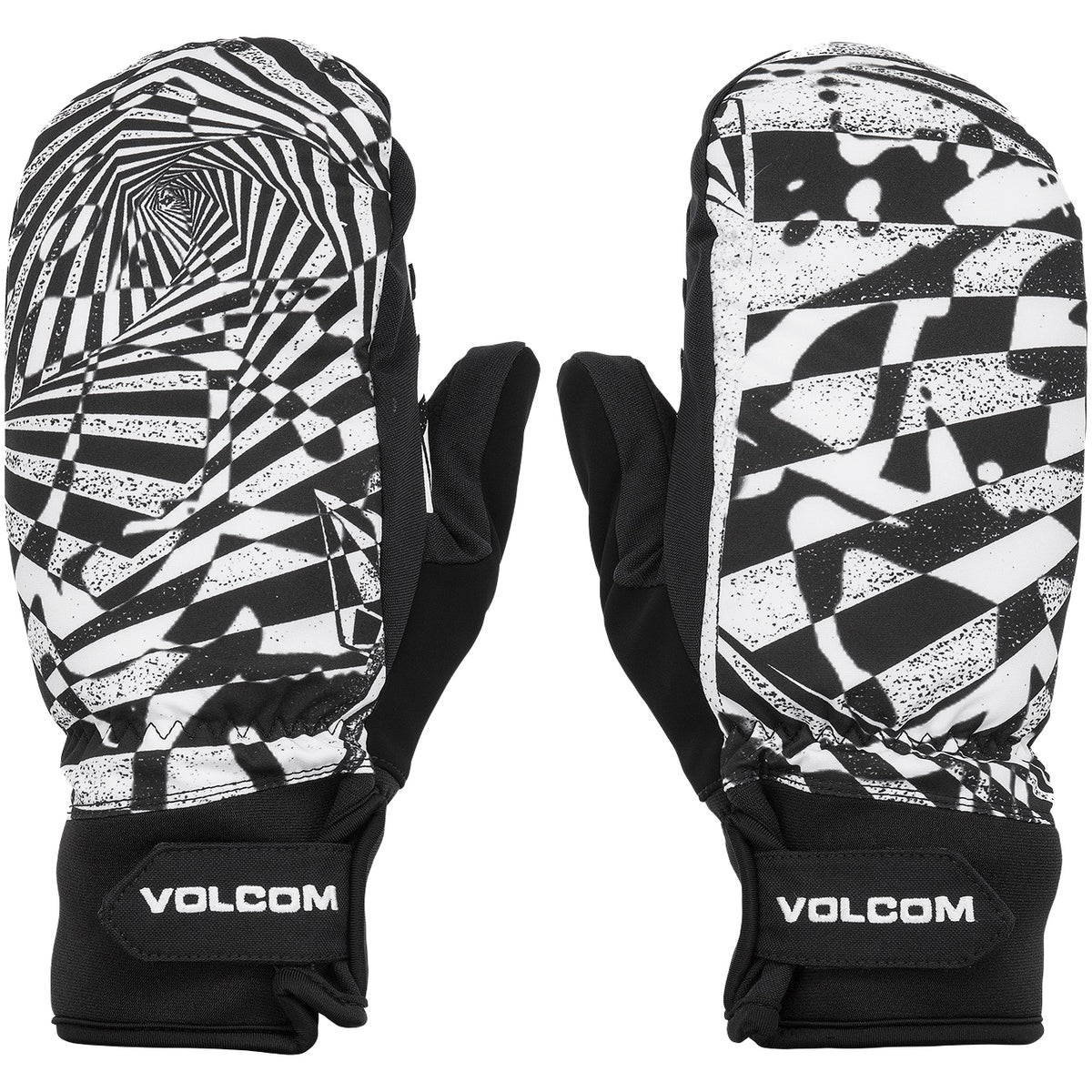 Volcom V. Co Nyle Mittens Black White