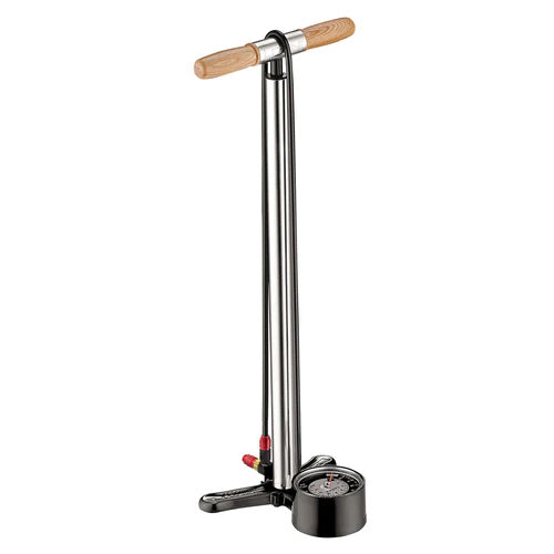 Lezyne Alloy Floor Drive 3.5 Floor Pump Gloss Silver
