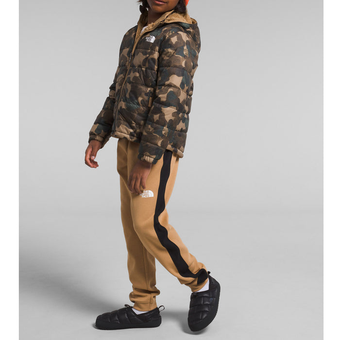 The North Face Reversible Mt Chimbo Full Zip Hooded Jacket - Boys' Utility Brown Camo