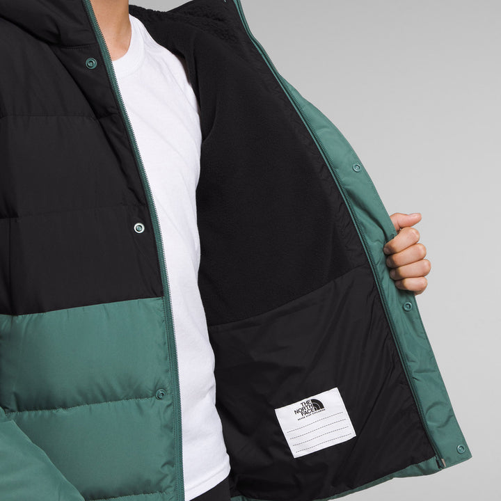 The North Face North Down Fleece-Lined Parka - Boys' Dark Sage