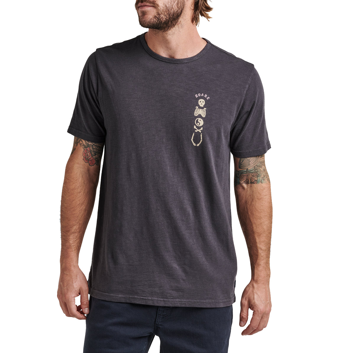 Roark Bones T-Shirt - Men's Black Kampai