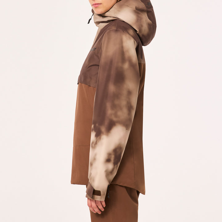 Oakley Holly Anorak Jacket - Women's Brown Clouds Print