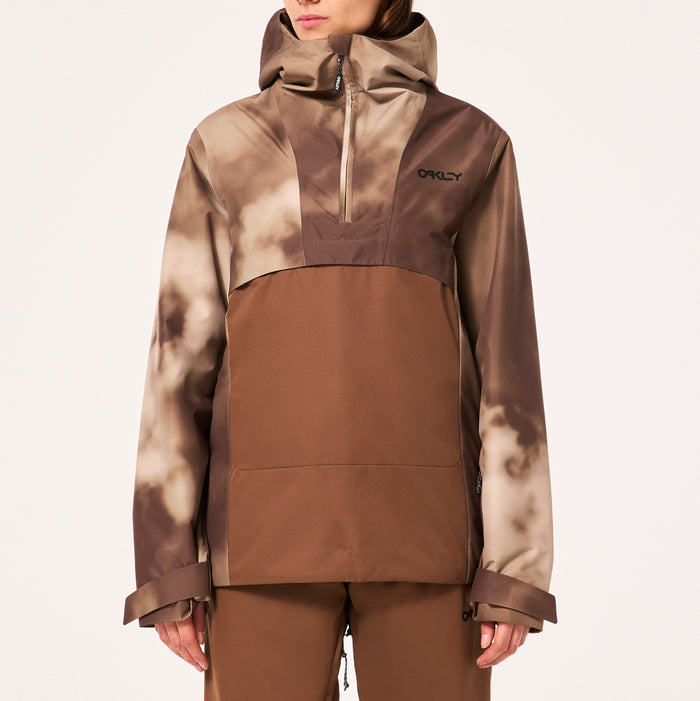 Oakley Holly Anorak Jacket - Women's Brown Clouds Print