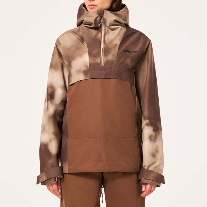 Oakley Holly Anorak Jacket - Women's Brown Clouds Print