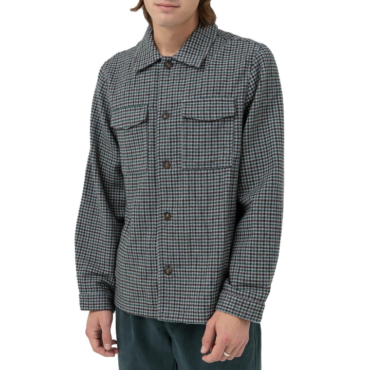 Rhythm Check Overshirt - Men's Pacific