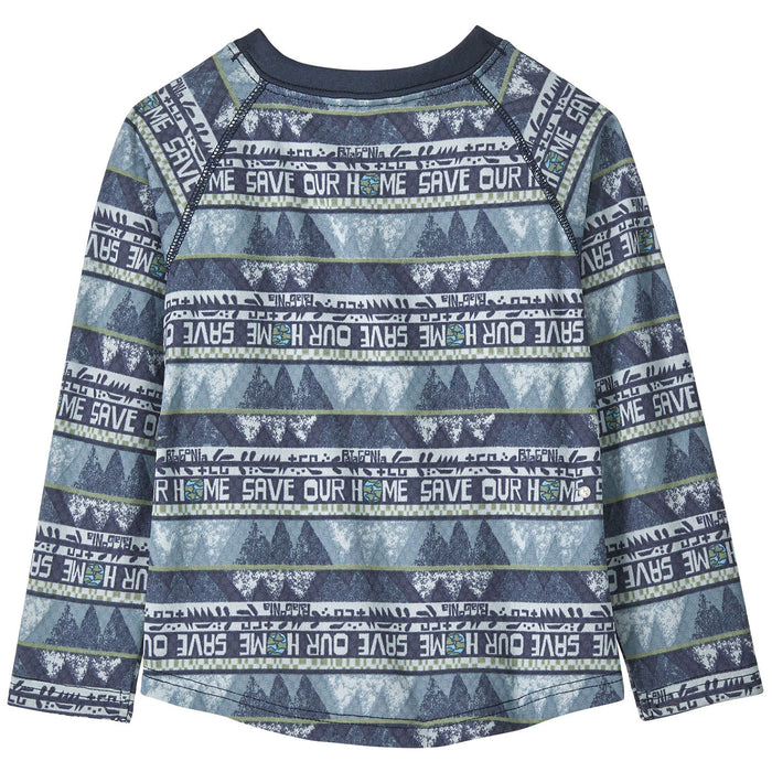 Patagonia Capilene Midweight Henley - Infants' Home/Dolomite Blue