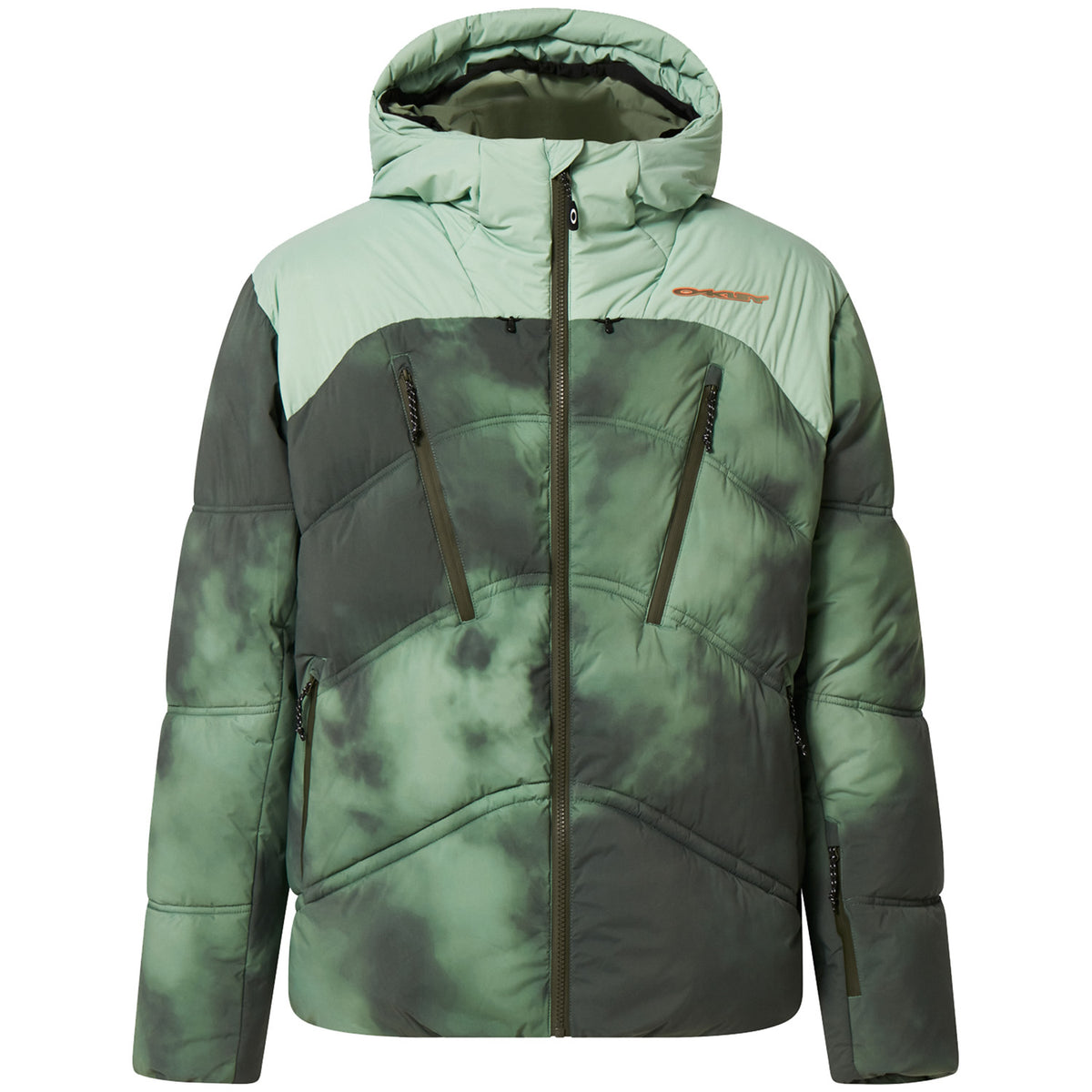 Oakley TC Rykkinn Jacket - Men's Green Clouds Print