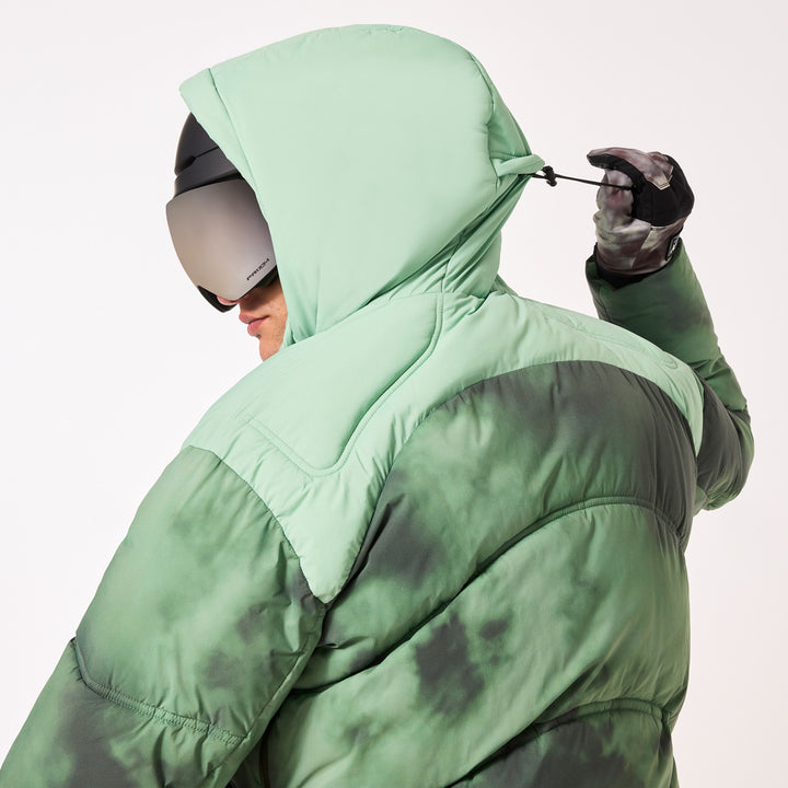 Oakley TC Rykkinn Jacket - Men's Green Clouds Print