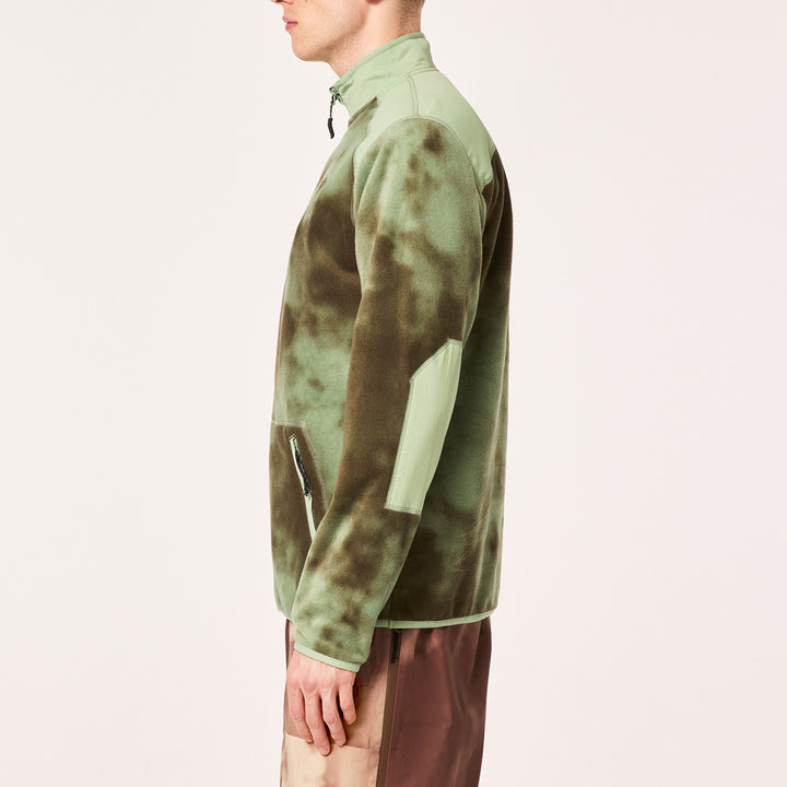 Oakley TC Rykkinn Fleece - Men's Green Clouds Print