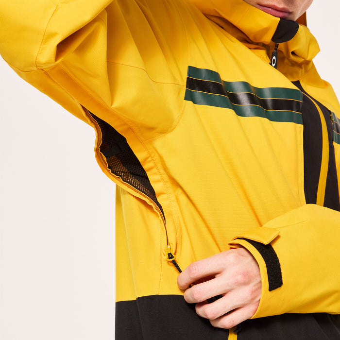 Oakley TC Reduct Earth Shell Jacket - Men's Amber Yellow/Hunter Green