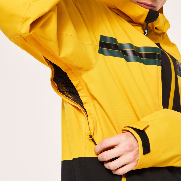 Oakley TC Reduct Earth Shell Jacket - Men's Amber Yellow/Hunter Green