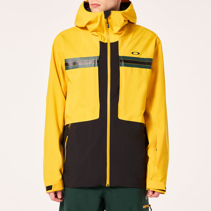 Oakley TC Reduct Earth Shell Jacket - Men's Amber Yellow/Hunter Green