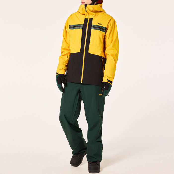 Oakley TC Reduct Earth Shell Jacket - Men's Amber Yellow/Hunter Green