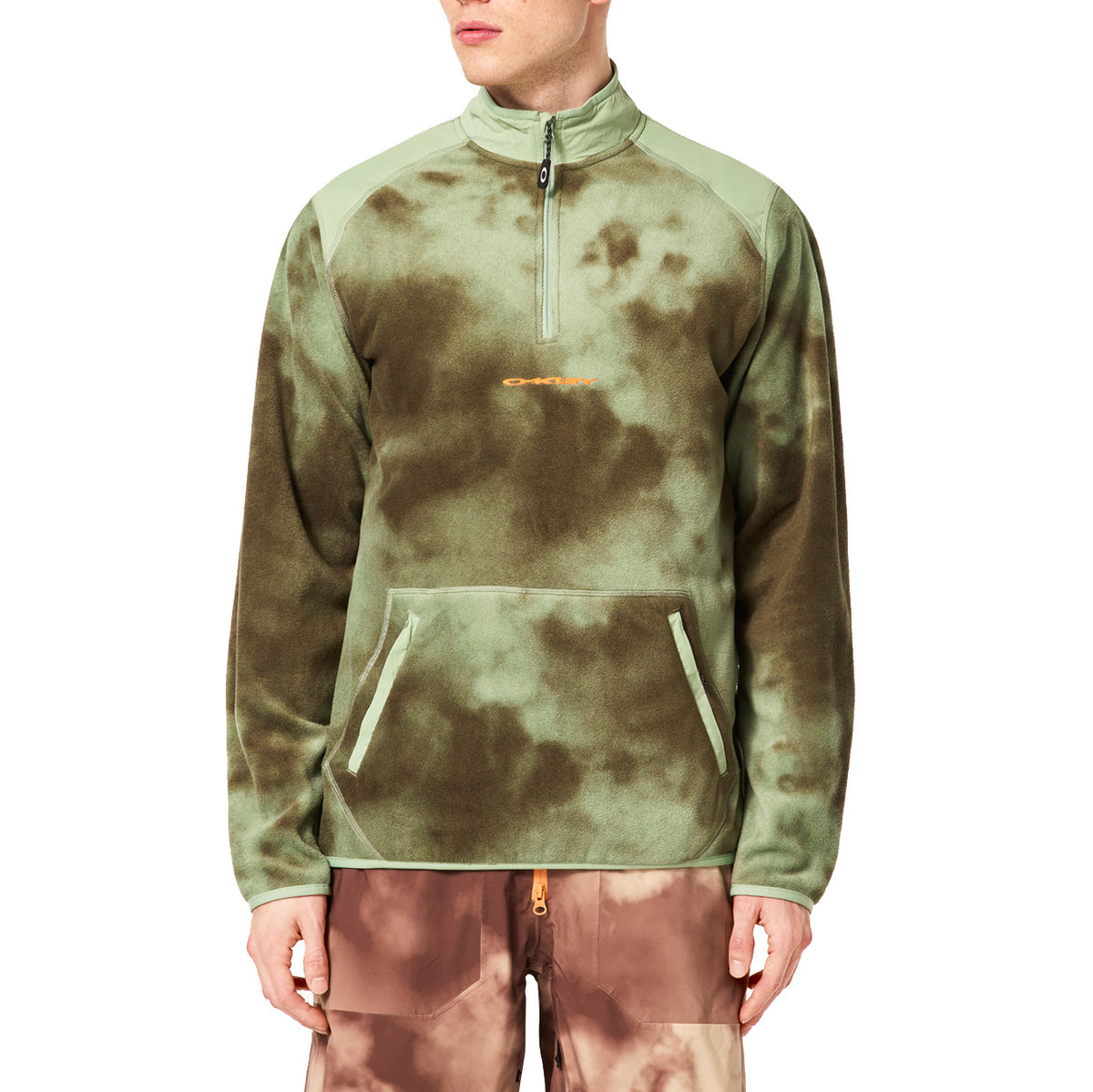 Oakley TC Rykkinn Fleece - Men's Green Clouds Print