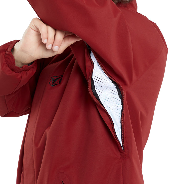 Volcom Ravraah Jacket - Men's Maroon